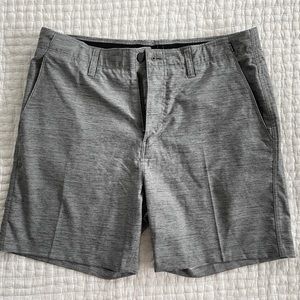 Hurley size 34 men’s gray shorts